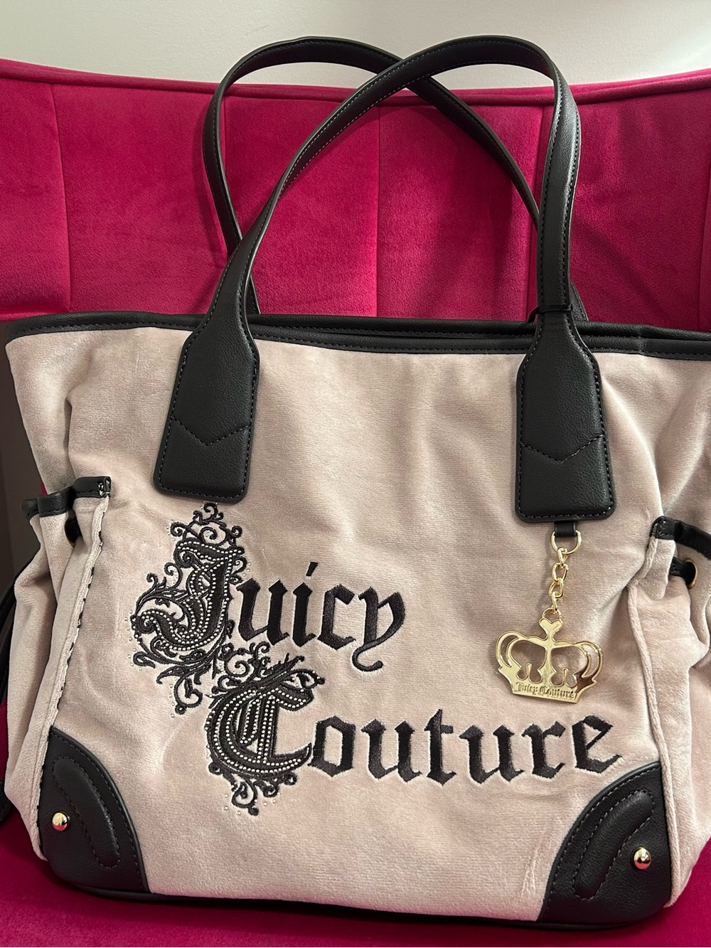 Juicy Couture Ballet Pink Renaissance Tote Bag